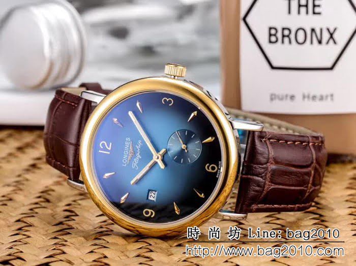 LONGINES浪琴 獨立五字位小秒 精品男士腕表 WSS2306